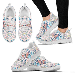 Colorful Floral Butterfly Low Top Shoes, Casual Shoes, Kids Shoes, Womens, Mens, Custom Shoes, Shoes Top Shoes,Running Athletic Sneaker