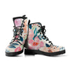 Delightful Colorful Floral: Women's Vegan Leather, Handcrafted Rainbow Boots,