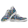 Colorful Funky Outer Space White Custom Shoes, Shoes,Training Shoes, Mens, Kids Shoes, Colorful,Artist Low Top Shoes, Shoes,Running Womens