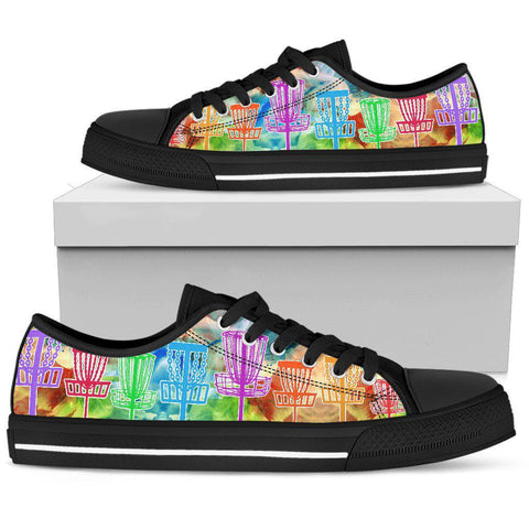 Image of Colorful Golf Canvas Shoes,High Quality, Boho,Streetwear,All Star,Custom Shoes,Women's Low Top,Bright Colorful,Mandala shoes,Fashion Shoes
