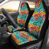 Colorful Graffiti 2 Front Car Seat Covers Car Seat Covers,Car Seat Covers Pair,Car Seat Protector,Car Accessory,Front Seat Covers