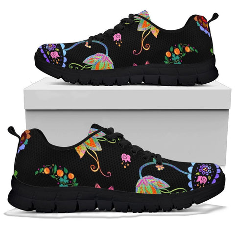 Image of Colorful Hippie Floral Paisley Womens Sneaker, Shoes, Casual Shoes, Womens, Custom Shoes, Low Top Shoes, Colorful Mens, Athletic Sneakers