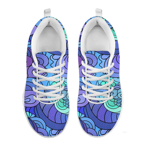 Colorful Hippie Swirl Low Top Shoes, Shoes,Training Shoes, Shoes,Running Colorful,Artist Casual Shoes, Mens, Athletic Sneakers,Custom Shoe