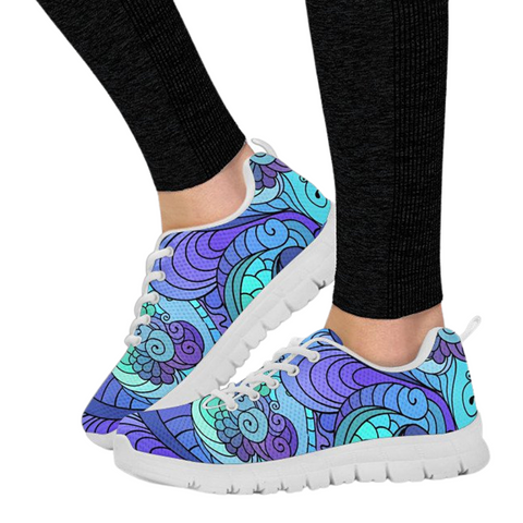 Image of Colorful Hippie Swirl Low Top Shoes, Shoes,Training Shoes, Shoes,Running Colorful,Artist Casual Shoes, Mens, Athletic Sneakers,Custom Shoe