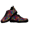 Colorful Hippie Womens Sneakers, Top Shoes,Running Shoes Mens, Colorful,Artist Athletic Sneakers,Kicks Sports Wear, Shoes