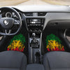 Colorful Jamaican Rasta Lions Car Mats Back/Front, Floor Mats Set, Car