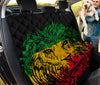 Jamaican Rasta Lions Design , Colorful Car Back Seat Pet Covers, Vibrant