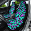 Leopard Cheetah Animal Print Car Seat Covers, Colorful Front Seat Protectors