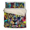 Colorful Lion Bedding Set Doona Cover, Twin Duvet Cover,Multi Colored,Quilt Cover,Bedroom Set,Bedding Set,Pillow Cases Dorm Room College
