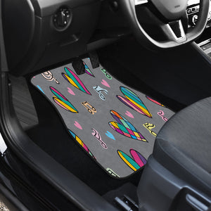 Colorful Love music note Car Mats Back/Front, Floor Mats Set, Car Accessories