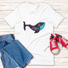 Colorful Mandala Whale Unisex T,Shirt, Mens, Womens, Short Sleeve Shirt, Graphic