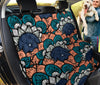 Colorful Floral Mandalas , Vibrant Car Back Seat Pet Covers, Abstract Art
