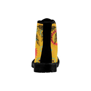 Colorful Native Elements Womens Boots, Rain Boots,Hippie,Combat Style Boots,Emo Punk Boots