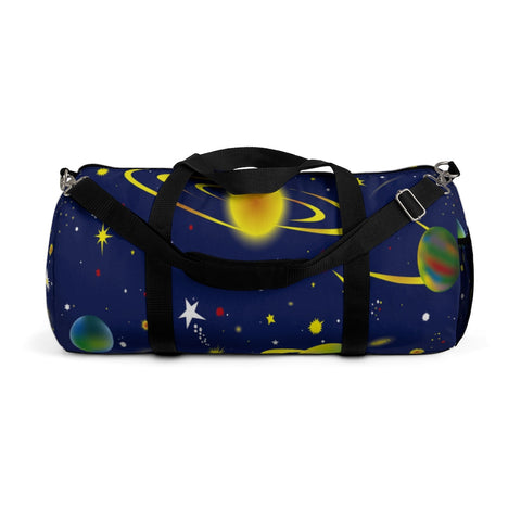 Image of Colorful Outter Space Duffel Bag, Weekender Bags/ Baby Bag/ Travel Bag/ Hospital