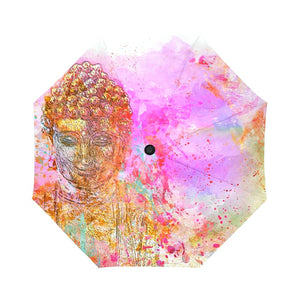 Colorful Paint Splatter Buddha, Custom Rain Umbrella,Rain Gear Weather,Colorful,Custom Umbrella,Para