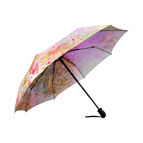 Image of Colorful Paint Splatter Buddha, Custom Rain Umbrella,Rain Gear Weather,Colorful,Custom Umbrella,Para