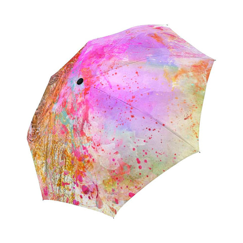 Image of Colorful Paint Splatter Buddha, Custom Rain Umbrella,Rain Gear Weather,Colorful,Custom Umbrella,Para