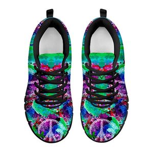 Colorful Paint Splatter Peace Casual Shoes, Shoes Shoes,Running Custom Shoes, Kids Shoes,Top Shoes,Running Mens, Athletic Sneakers