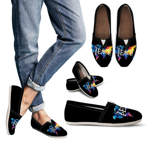 Image of Colorful Peace Black Low Top Shoes, Mens, Kids Shoes, Custom Shoes, Casual Shoes, Colorful Athletic Sneakers,Kicks Sports Wear, Top Shoes
