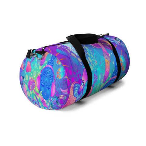 Image of Colorful Psychadelic Hippie Buddha Duffel Bag, Weekender Bags/ Baby Bag/ Travel