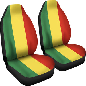 Colorful Rasta Car Seat Covers,Car Seat Covers Pair,Car Seat Protector,Car Accessory,Front Seat Covers,Seat Cover for Car