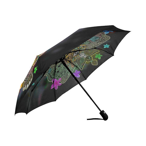 Image of Colorful Sacred Elephant Unisex Umbrella, Foldable Umbrella, Custom Rain Umbrella,Rain Gear Weather