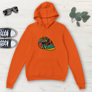 Colorful Sea Shell Multicolored Classic Unisex Pullover Hoodie, Mens, Womens,