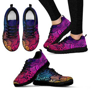 Colorful Swirl Low Top Shoes, Womens, Kids Shoes, Shoes,Running Casual Shoes, Custom Shoes, Colorful,Artist Shoes,Training Shoes, Top Shoes