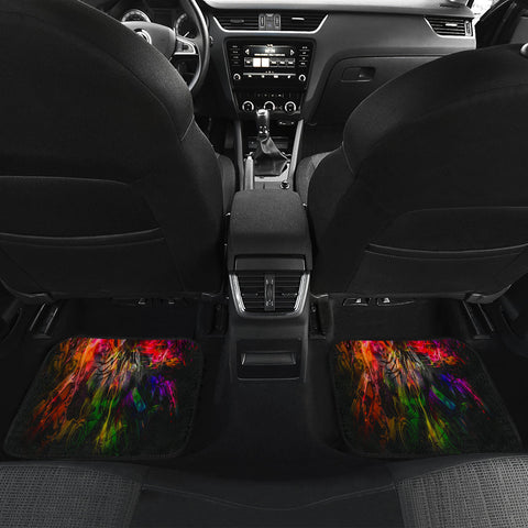 Image of Colorful Tree with butterflies Car Mats Back/Front, Floor Mats Set, Car