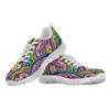 Colorful Trippy Mandala Athletic Sneakers,Kicks Sports Wear, Kids Shoes, Mens, Custom Shoes, Shoes,Running Shoes Womens, Casual Shoes