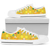 Colorful Yellow Fruits Hippie, Low Tops Sneaker, Streetwear, Canvas Shoes,High Quality,Handmade Crafted,Spiritual, Multi Colored