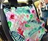 Hawaiian Flowers Design , Colorful Car Back Seat Pet Covers, Backseat Protector,