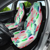 Hawaiian Flowers Car Seat Covers, Colorful Front Seat Protectors Pair, Auto
