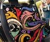 Paisley Flowers Floral Design , Colorful Car Back Seat Pet Covers, Vibrant