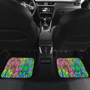 Colorful pattern mandala Car Mats Back/Front, Floor Mats Set, Car Accessories