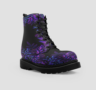 Colorful Floral Vegan Wo's Boots , Girls' Shoes , Perfect Gift , Unique