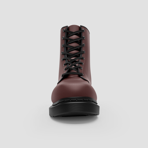 Dark Brown Vegan Wo's Boots , Stylish , Classic Girls' Shoes , Unique