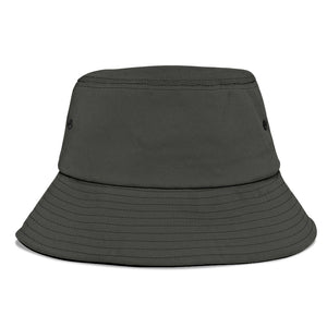 Dark Grey Breathable Head Gear, Sun Block, Fishing Hat, Casual, Unisex Bucket