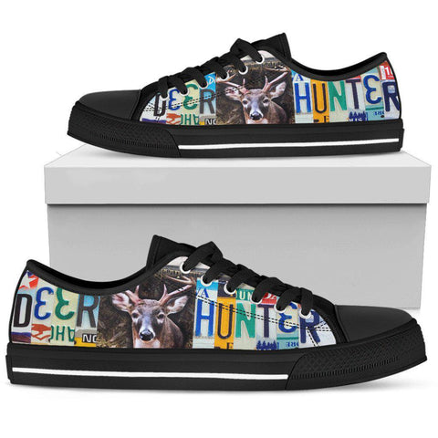 Image of Deer Hunter Multi Colored, Boho,Streetwear,All Star,Custom Shoes,Women's Low Top,Bright Colorful,Mandala shoes,Fashion Shoes,Low Top Shoes