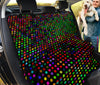 Groovy Disco Music Theme Car Back Seat Covers, Pet Seat Protectors, Abstract Art