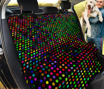 Groovy Disco Music Theme Car Back Seat Covers, Pet Seat Protectors, Abstract Art