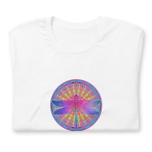 Dragonfly Mandala Unisex T,Shirt, Mens, Womens, Short Sleeve Shirt, Graphic Tee,
