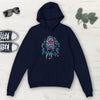 Dream Catcher Blue Pink Feather Heart Multicolored Classic Unisex Pullover