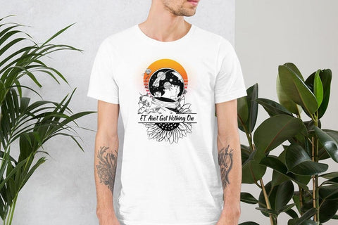 Image of E.T. Ain't Got Nothing On Me Space Girl Unisex t,shirt, Mens, Womens, Short