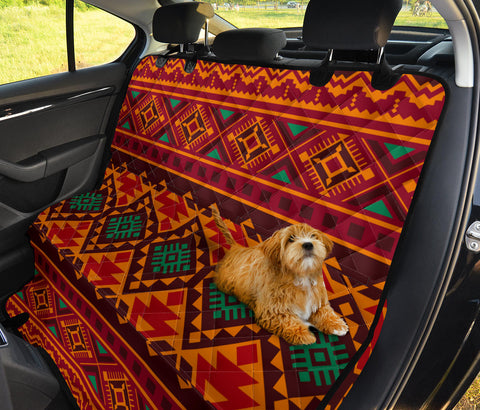 Image of Tribal Bohemian Aztec Backseat Pet Covers, Boho Chic Car Accessories, Abstract