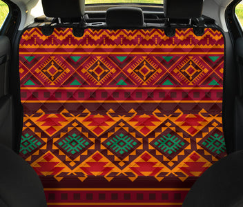Tribal Bohemian Aztec Backseat Pet Covers, Boho Chic Car Accessories, Abstract