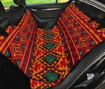 Tribal Bohemian Aztec Backseat Pet Covers, Boho Chic Car Accessories, Abstract