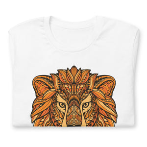 Ethnic Lion Unisex T,Shirt, Mens, Womens, Short Sleeve Shirt, Graphic Tee,