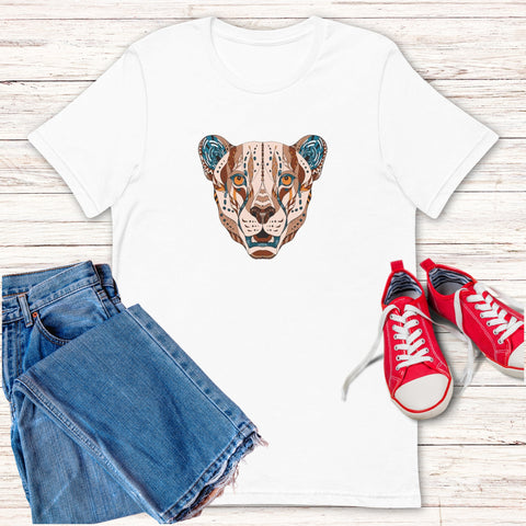 Image of Ethnic Lioness Unisex T,Shirt, Mens, Womens, Short Sleeve Shirt, Graphic Tee,