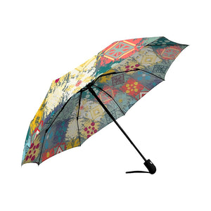 Ethnic Tribal Art Boho Auto-Foldable Umbrella (Model U04)